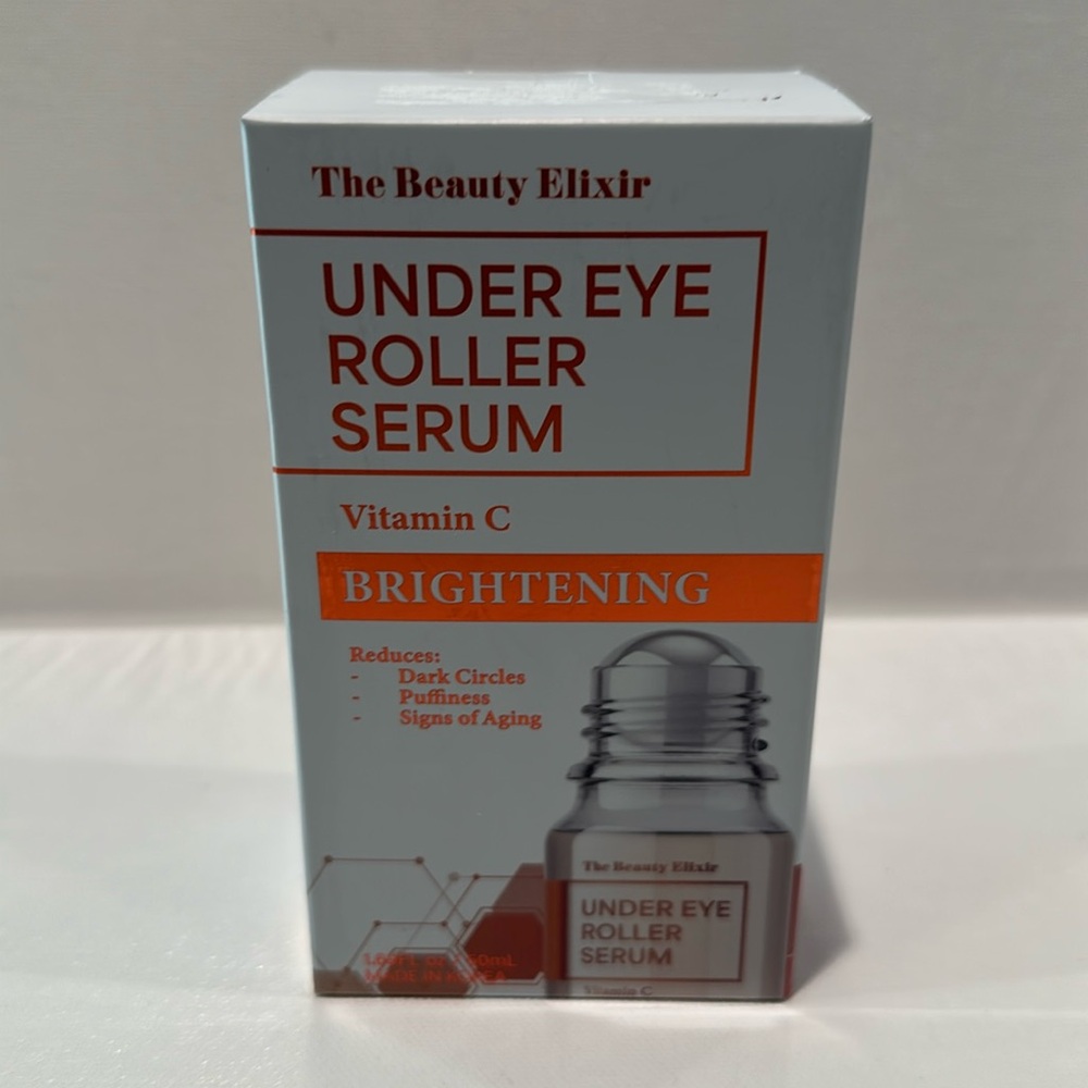 The Beauty Elixir Under Eye Roller Serum for Brightening with Vitamin C